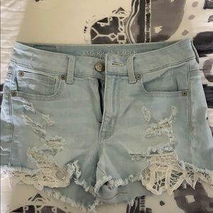 american eagle jean shorts